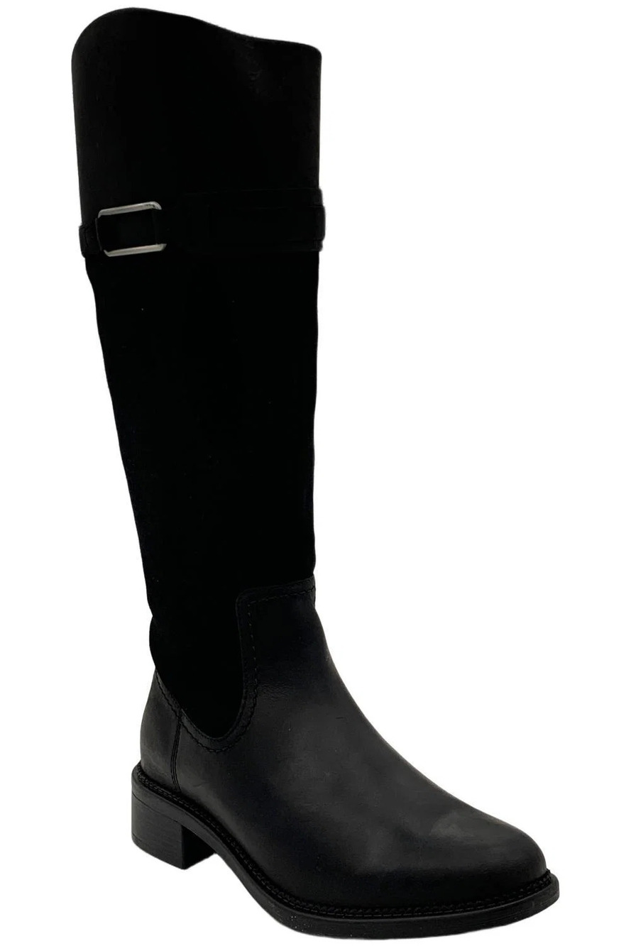 Clarks Collection Leather Tall-Shaft Boot Maye Carly - Wide